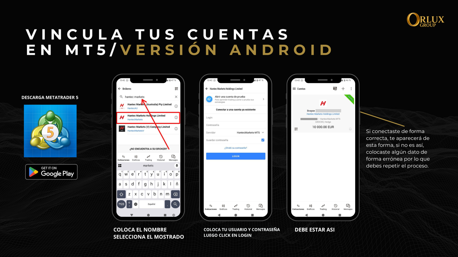 Android Paso 2 — Login y cuenta vinculada
