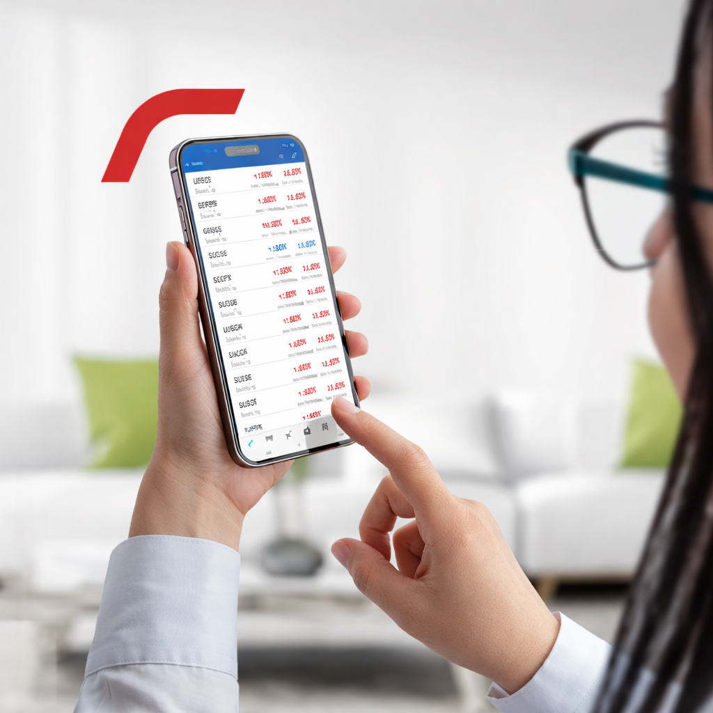 Persona supervisando su cuenta de trading en MetaTrader